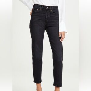 Levi’s Wedgie Icon Fit Jean Women’s Size 25 Black Straight leg